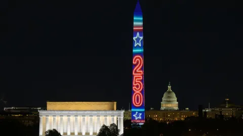 Celebrating 250 in DC.
